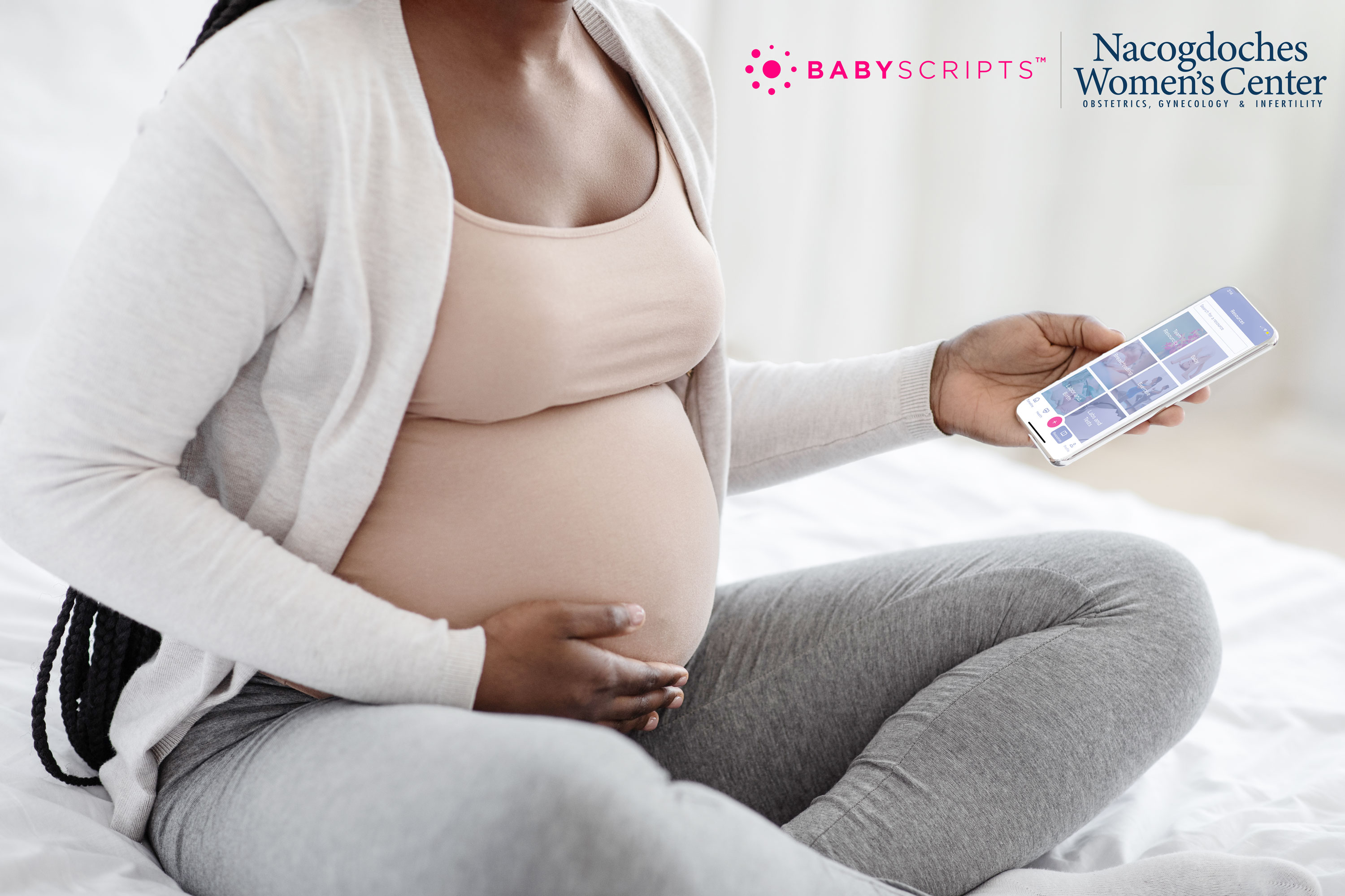 Babyscripts App for Expecting Nacogdoche Women's Center Patients